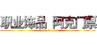 职业饰品  阿克门票 (attack on titan)