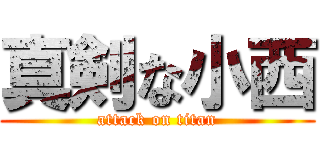 真剣な小西 (attack on titan)