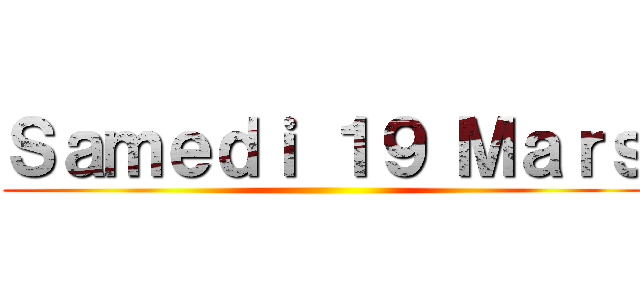 Ｓａｍｅｄｉ １９ Ｍａｒｓ ()