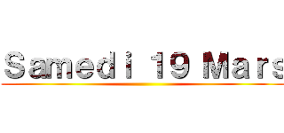 Ｓａｍｅｄｉ １９ Ｍａｒｓ ()