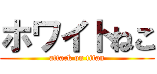 ホワイトねこ (attack on titan)