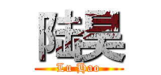 陆昊 (Lu Hao)