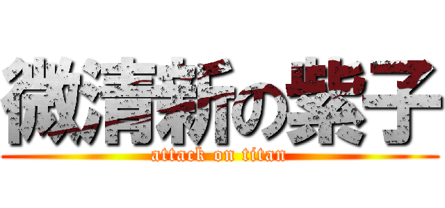 微清新の紫子 (attack on titan)