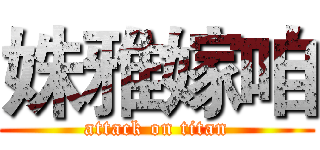 姝雅嫁咱 (attack on titan)
