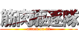 筋肉駆逐隊 (attack on tit)