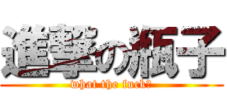 進撃の瓶子 (what the fuck?)