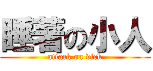 睡著の小人 (attack on dick)