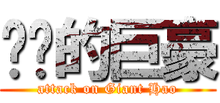 进击的巨豪 (attack on Giant Hao)