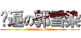 傻逼の郭雪染 (attack on titan)