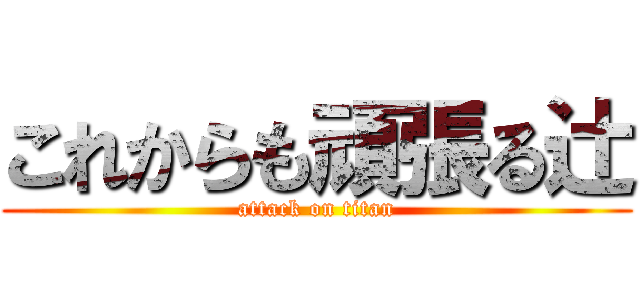 これからも頑張る辻 (attack on titan)