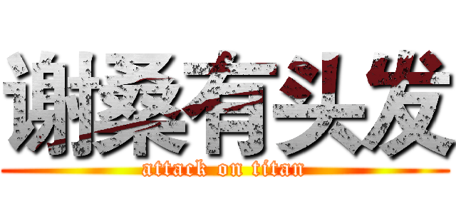 谢桑有头发 (attack on titan)