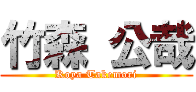 竹森 公哉 (Koya Takemori)