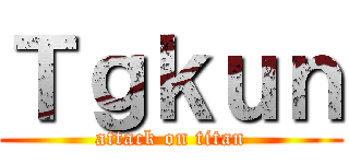 Ｔｇｋｕｎ (attack on titan)