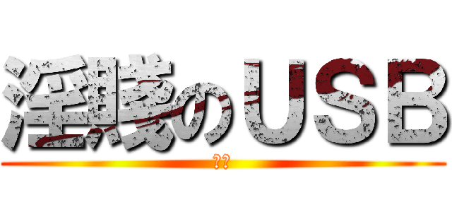淫賤のＵＳＢ (戇鳩)