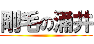 剛毛の涌井 ()