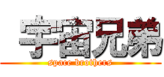  宇宙兄弟 (space brothers)