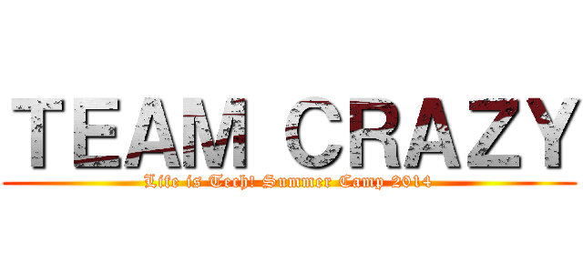 ＴＥＡＭ ＣＲＡＺＹ (Life is Tech! Summer Camp 2014)