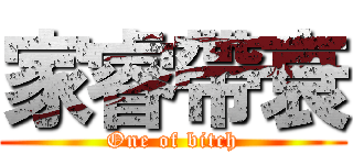家睿帶衰 (One of bitch)