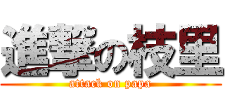進撃の枝里 (attack on papa)