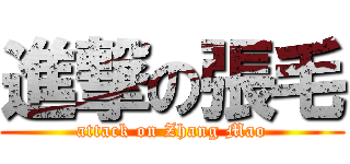 進撃の張毛 (attack on Zhang Mao)