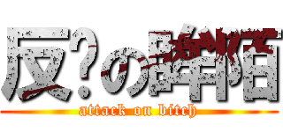 反擊の眸陌 (attack on bitch)