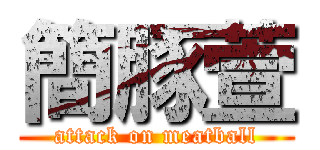 簡豚萱 (attack on meatball)