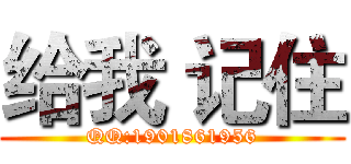 给我 记住 (QQ:1901861956)