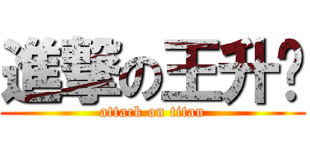 進撃の王升财 (attack on titan)