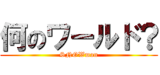 何のワールド？ (SNOWman)