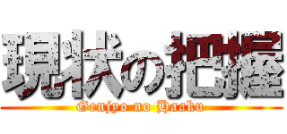 現状の把握 (Genjyo no Haaku)