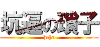 坑逼の瑣子 (hehe)