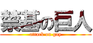 禁基の巨人 (attack on gay)