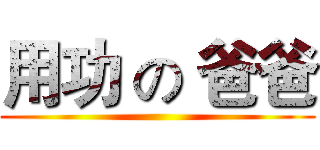 用功 の 爸爸 ()