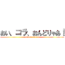 おい、コラ、おんどりゃあ！ (oi kora ondorya)