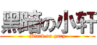 黑暗の小轩 (Black on gary)
