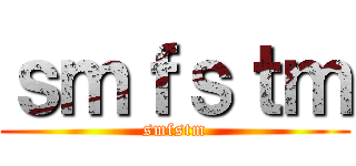 ｓｍｆｓｔｍ (smfstm)