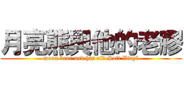 月亮熊與他的老膠 (moon bear and his old Soft Vinyl)