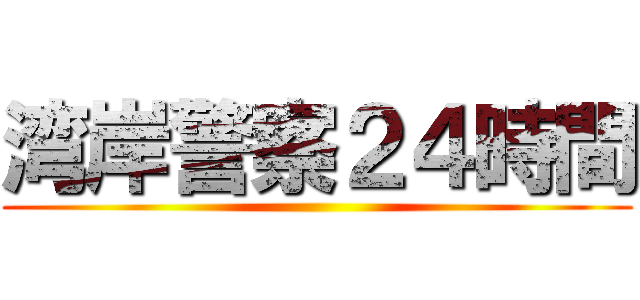 湾岸警察２４時間 ()