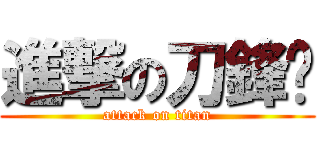 進撃の刀鋒姊 (attack on titan)
