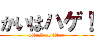 かいはハゲ！ (attack on titan)