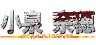 小泉 奈穂 (NAHO KOIZUMI)