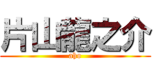 片山龍之介 (aho)