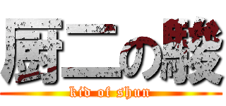 厨二の駿 (kid of shun)