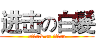 进击の白髮 (attack on titan)