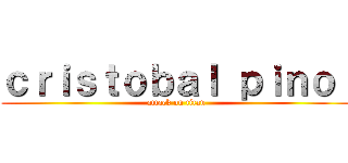 ｃｒｉｓｔｏｂａｌ ｐｉｎｏｌ (attack on titan)