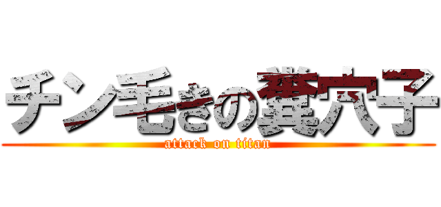 チン毛きの糞穴子 (attack on titan)