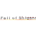 Ｆａｌｌ ｏｆ Ｓｈｉｇａｎｓｈｉｎａ (Fan Game)