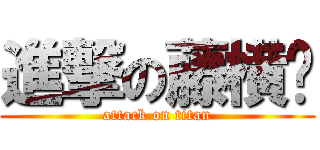 進撃の藤横囊 (attack on titan)