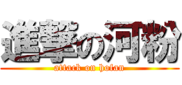 進撃の河粉 (attack on hofan)