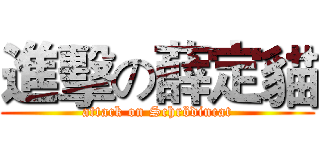 進擊の薛定貓 (attack on Schrödincat)